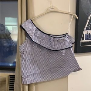 One shoulder J Crew top